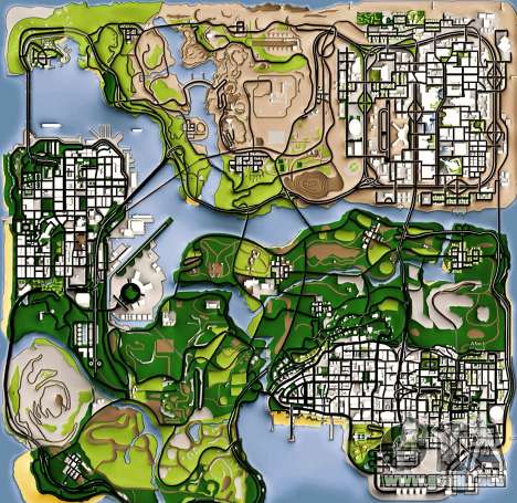 Remaster Map Full Version para GTA San Andreas