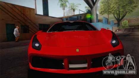 Ferrari 488 Spider para GTA San Andreas