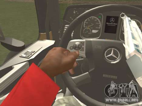 Mercedes-Benz Actros Mp4 6x2 v2.0 Steamspace para GTA San Andreas