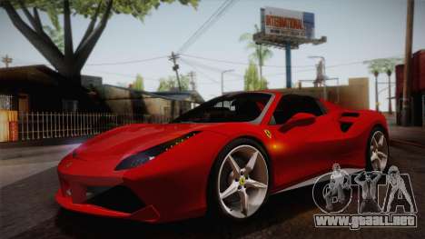 Ferrari 488 Spider para GTA San Andreas