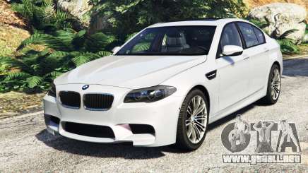 BMW M5 (F10) 2012 [add-on] para GTA 5