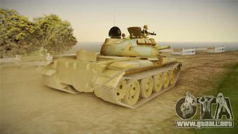 T-62 Desert Camo v2 para GTA San Andreas