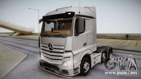 Mercedes-Benz Actros Mp4 6x2 v2.0 Steamspace para GTA San Andreas