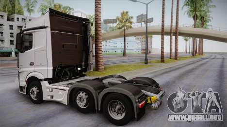 Mercedes-Benz Actros Mp4 6x2 v2.0 Steamspace para GTA San Andreas