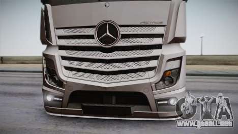 Mercedes-Benz Actros Mp4 6x2 v2.0 Steamspace para GTA San Andreas