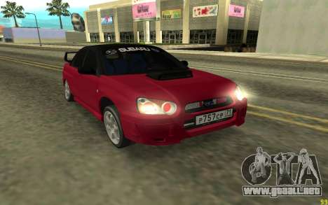 Subaru Impreza para GTA San Andreas