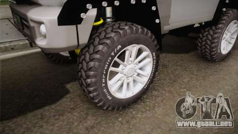 Toyota Land Cruiser Machito 2013 Sound Y para GTA San Andreas