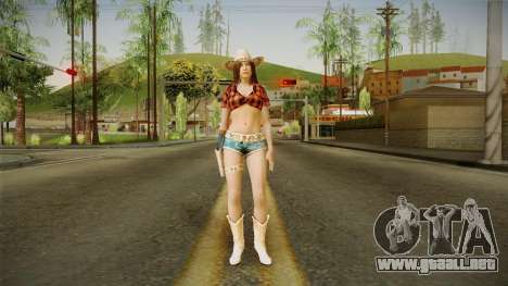 Resident Evil Revelations 2 - Claire Cowgirl para GTA San Andreas