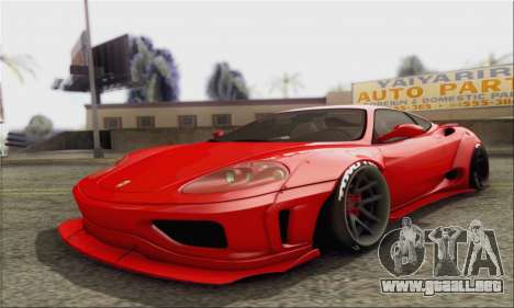 Ferrari 360 LB Work para GTA San Andreas