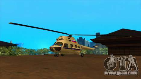 El helicóptero de la policía de la Federación para GTA San Andreas