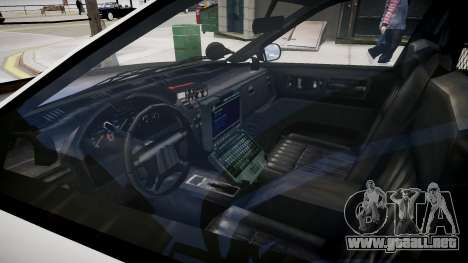 El coche de la policía de GTA V para GTA 4