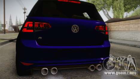 Volkswagen Golf 7R 2015 Beta V1.00 para GTA San Andreas
