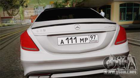 Mercedes-Benz S63 AMG W222 para GTA San Andreas