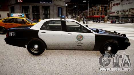 El coche de la policía de GTA V para GTA 4