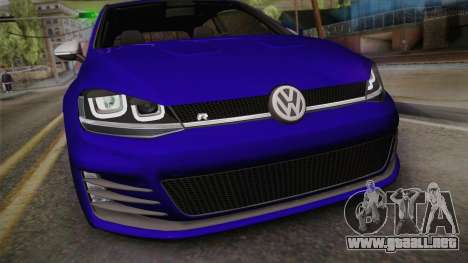 Volkswagen Golf 7R 2015 Beta V1.00 para GTA San Andreas