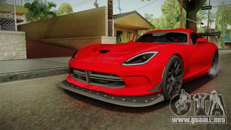 Dodge Viper ACR 2016 para GTA San Andreas