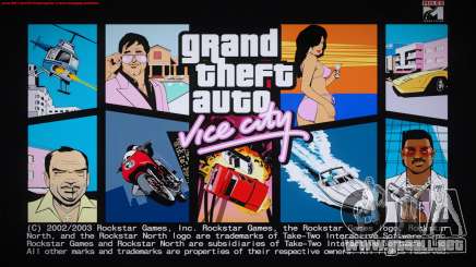 GTA Vice City Boot screens para GTA San Andreas