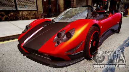 Pagani Zonda Cinque Roadster красный para GTA 4