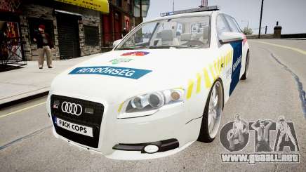 Hungarian Audi Police Car para GTA 4