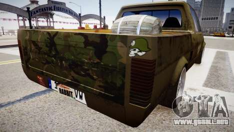 Volkswagen Caddy US Army para GTA 4
