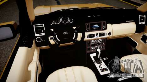 Land Rover Supercharged 2012 para GTA 4
