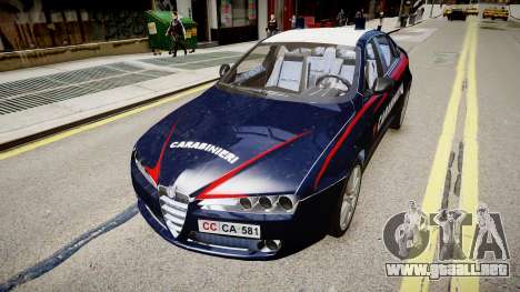 Alfa Romeo 159 Carabinieri para GTA 4