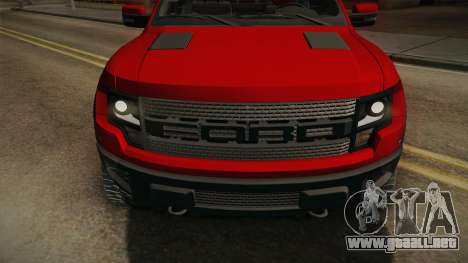 Ford F-150 SVT Raptor Elite 2014 para GTA San Andreas