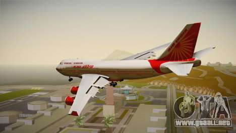 Boeing 747-400 Air India Khajuraho para GTA San Andreas