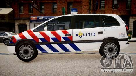 Opel Zafira Police para GTA 4