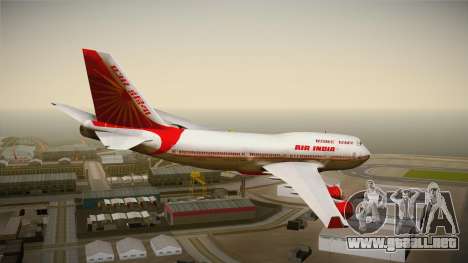 Boeing 747-400 Air India Khajuraho para GTA San Andreas