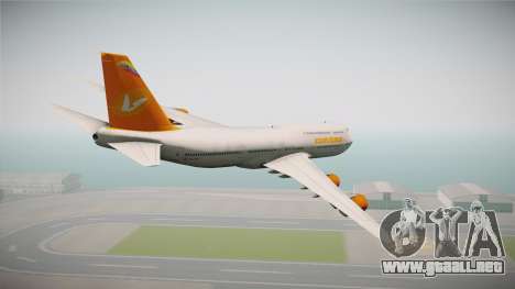 Boeing 747-8I Conviasa para GTA San Andreas