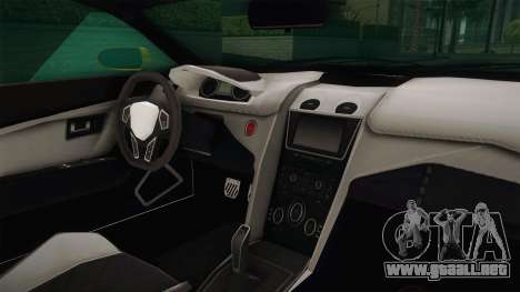 GTA 5 Truffade Nero Custom IVF para GTA San Andreas