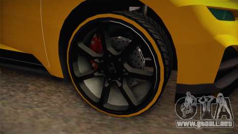 GTA 5 Truffade Nero Custom IVF para GTA San Andreas