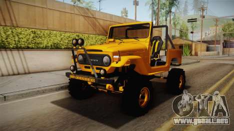 Toyota Land Cruiser Fj40 1978 Off Road para GTA San Andreas