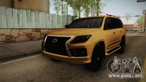 Lexus LX570 S para GTA San Andreas