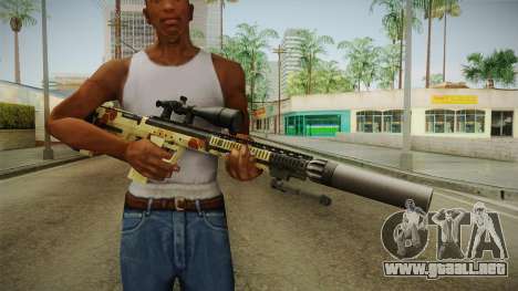 DesertTech Weapon 1 Camo Silenced para GTA San Andreas