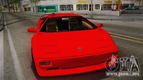 Lamborghini Diablo VT FBI 1995 para GTA San Andreas