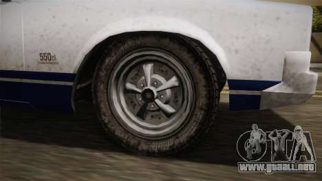 GTA 5 Declasse Sabre GT Painted Bumpers para GTA San Andreas