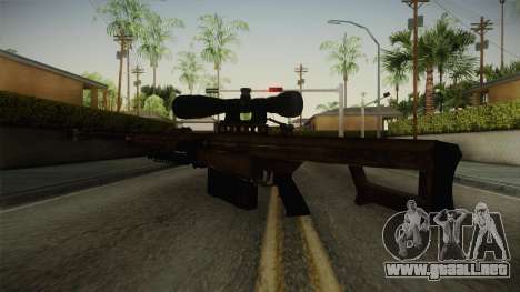CoD 4: MW - Barrett M82 Remastered para GTA San Andreas