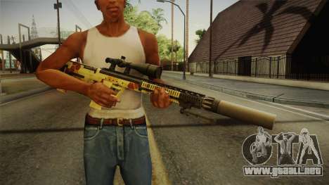 DesertTech Weapon 1 Camo para GTA San Andreas