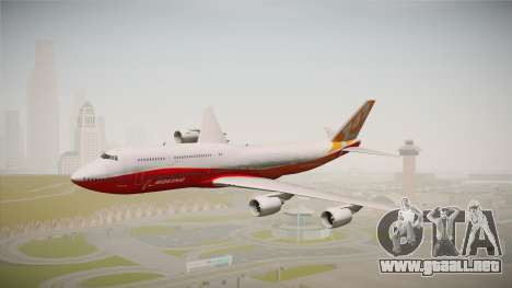 Boeing 747-8I Sunrise Livery para GTA San Andreas