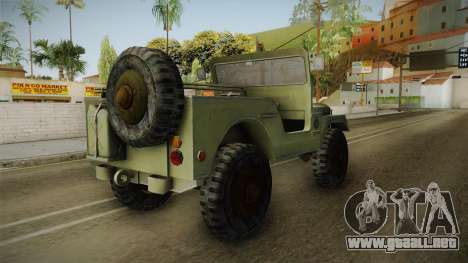 Jeep from The Bureau XCOM Declassified v2 para GTA San Andreas