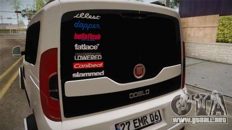Fiat Doblo 2016 para GTA San Andreas