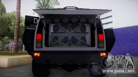 Hummer H2 Loud Sound Quality para GTA San Andreas