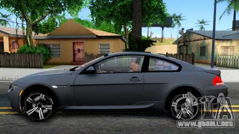 BMW M6 2005 para GTA San Andreas
