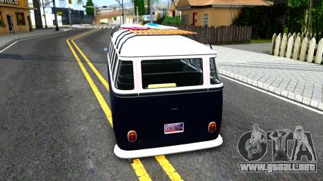 Volkswagen Transporter T1 Stance V2 para GTA San Andreas