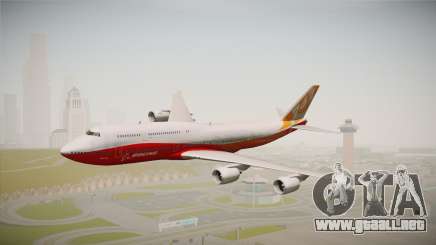 Boeing 747-8I Sunrise Livery para GTA San Andreas