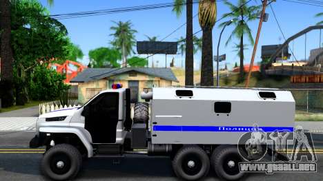 Ural SIGUIENTE de la Policía para GTA San Andreas