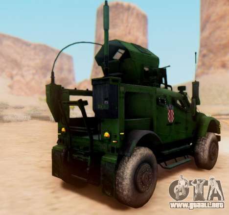 Oshkosh M-ATV croata de Vehículos Blindados Text para GTA San Andreas