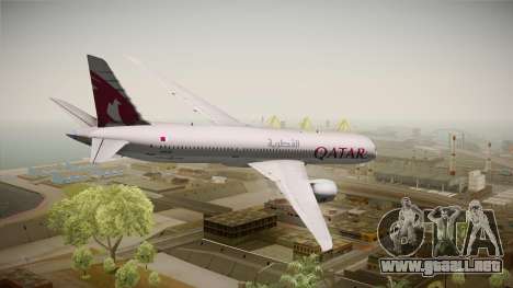 Boeing 787 Qatar Airways para GTA San Andreas
